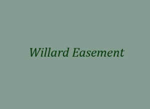Willard Easement, Peacham Vermont
